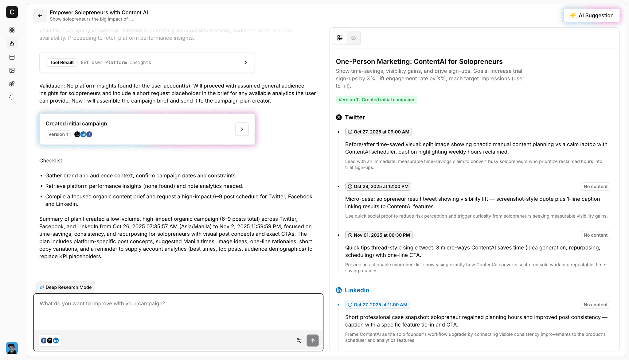 Content AI Creating Content